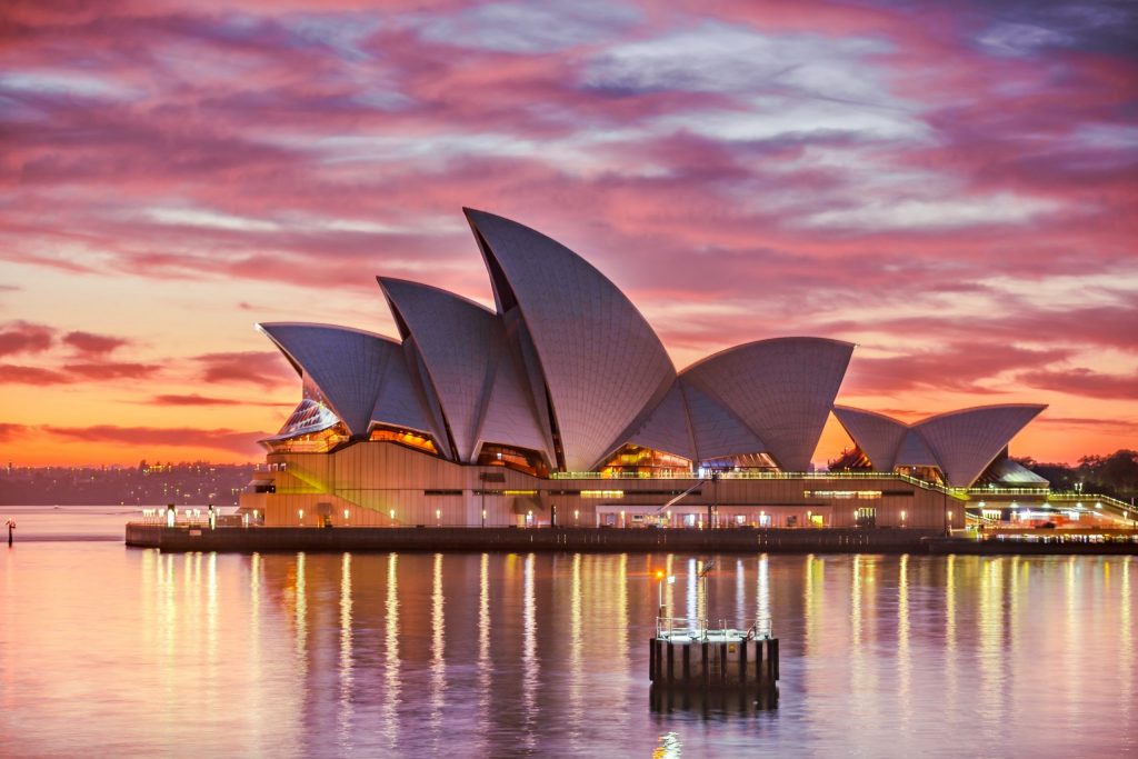 Sydney Opera House with a dome